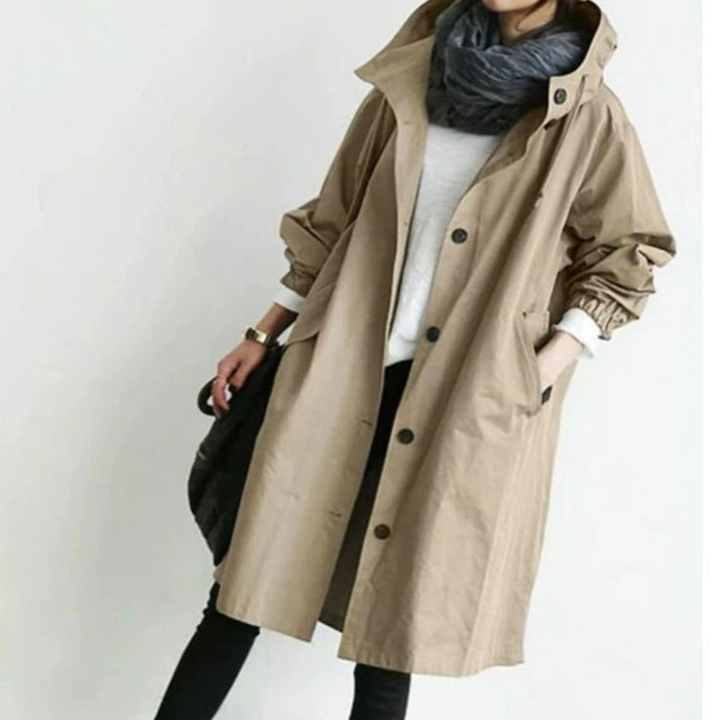 Janina - Elegant Vanntett Trenchcoat